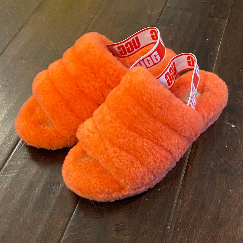 UGG Red Currant Slipper Fluff Yeah Slides
